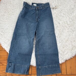 H&M High-Waist Cropped Denim Jeans brand new